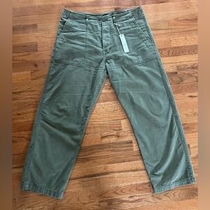 Imogene + Willie Blake Military Pants, Olive / Green X-Large